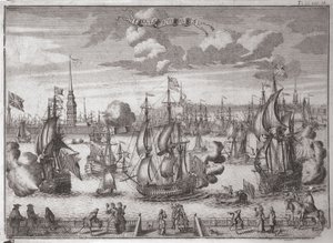 Näkymä Pietariin, 1727
