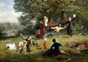 Sunnuntai, 1884. tekijältä Alexei Ivanovich Korzukhin