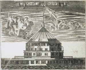 Kronschlotin linnake Kronstadtissa, 1717 tekijältä Alexei Ivanovich Rostovtsev