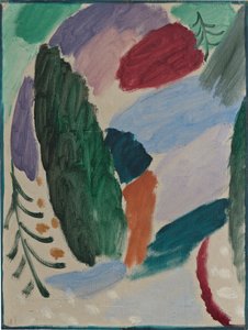 Pakkaspäivä, 1915. tekijältä Alexej von Jawlensky