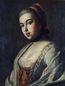 Kreivitär Anna Vorontsovan muotokuva 1743-1769, 1761 tekijältä Alexei Petrovich Antropov