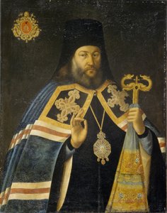 Theodosius Jankovski, Pietarin arkkipiispa ja Aleksanteri Nevskin luostarin priori, 1770-luku tekijältä Alexei Petrovich Antropov