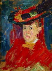 Marianne von Werefkinin muotokuva. Noin 1906 tekijältä Alexej von Jawlensky