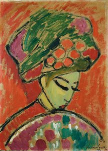Tyttö Turbanissa tekijältä Alexej von Jawlensky