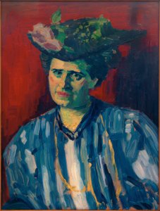 Hedwig Kubinin muotokuva tekijältä Alexej von Jawlensky