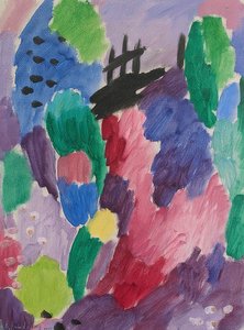 Roter Road, St. Prex. 1915 tekijältä Alexej von Jawlensky