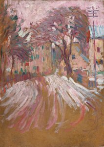 Katu talvella tekijältä Alexej von Jawlensky