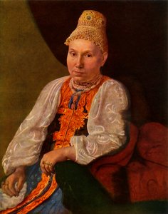 Rshevin kauppiaan Obraztsovin vaimon muotokuva, 1830-luku, 1965.