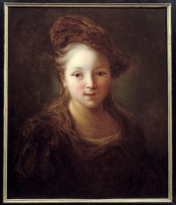 Nuoren tytön muotokuva. Alexis Grimoun (1680-1740) maalaus, noin 1720. Amiens, Musee De Picardie - Nuoren tytön muotokuva. Jean Alexis Grimoun (1680-1740) maalaus, noin 1720. Picardie Museum, Amiens, Ranska tekijältä Alexis Grimoux