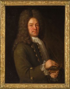 Simon Harcourtin muotokuva, 1. varakreivi Harcourt 1661-1727, 1700-luvun ensimmäinen kolmannes. tekijältä Alexis Simon Belle