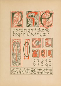 Koristeasiakirjat, 1902. tekijältä Alfons Marie Mucha