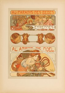 Koristeasiakirjat, 1902. tekijältä Alfons Marie Mucha