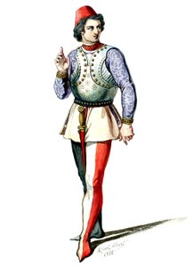 Halévy - La magicienne - pukumallit Alfred Albert - 04. Ecuyer, mieskuoro (retusoitu)