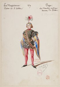 Halévy - La magicienne - pukumallit Alfred Albert - 09. Sivu. Kahdeksan ylimääräistä tekijältä Alfred Albert