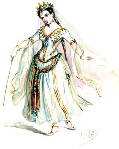 Halévy - La magicienne - pukumallit Alfred Albert - 10. keijut, naiskuoro (retusoitu) tekijältä Alfred Albert