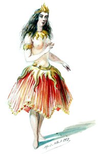 Halévy - La magicienne - Alfred Albertin pukumallit - 12. Salamandre (retusoitu)