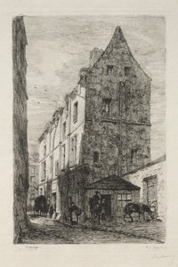 Talo tunnetaan nimellä Valkoinen kuningatar, Rue de Marmousets