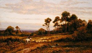 Surrey Pasture (öljy kankaalle)