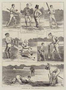 Krikettikentän huumoria tekijältä Alfred Chantrey Corbould