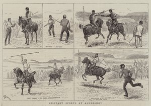 Sotilasurheilu Aldershotissa tekijältä Alfred Chantrey Corbould