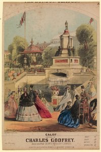 Galop. Esittelee Royal Horticultural Societyn puutarhaa, joka on luotu samaan aikaan vuoden 1862 näyttelyn kanssa tekijältä Alfred Concanen