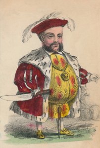 Henrik VIII, 1856 tekijältä Alfred Crowquill