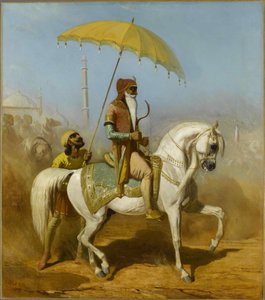 Maharaja Ranjit Singhin muotokuva.