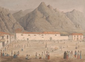 Aukio Los Silosin kylässä Teneriffalla
