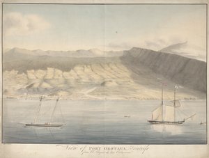 Näkymä Port Orotavaan, Teneriffalle, El Limpio de Las Calaverasista tekijältä Alfred Diston