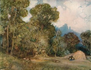 Chateau Gaillard, c1864-1906, 1906 tekijältä Alfred East