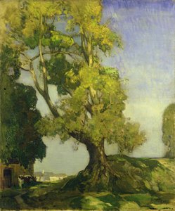 Kesämaisema (öljy kankaalle) tekijältä Alfred East