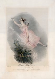 Marie Taglioni elokuvassa La Sylphide