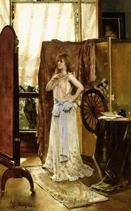Harjoittelu, 1888 tekijältä Alfred Emile Stevens