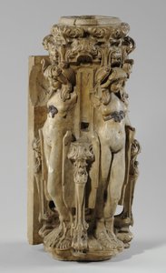 Yksi yhdeksästä maketista Sam Wilson Chimneypiecelle, n. 1908-1914 (kipsi ja sellakka) (katso myös 876005-7) tekijältä Alfred Gilbert