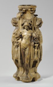 Yksi yhdeksästä maketista Sam Wilson Chimneypiecelle, n. 1908-1914 (kipsi ja sellakka) (katso myös 876009-10) tekijältä Alfred Gilbert