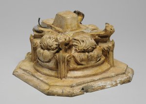 Yksi yhdeksästä maketista Sam Wilson Chimneypiecelle, n. 1908-1914 (kipsi ja sellakka) tekijältä Alfred Gilbert