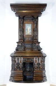 Sam Wilson Chimneypiece, n. 1908-1914 (pronssi) tekijältä Alfred Gilbert