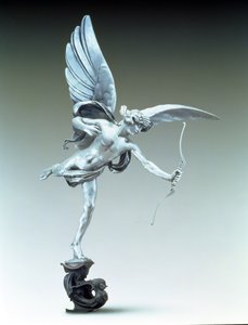 The Angel of Christian Charity, kopio Eroksesta Shaftesbury Memorialista, 1893 (alumiini)