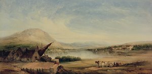 Lakeside View, 1800-luku tekijältä Alfred Gomersal Vickers