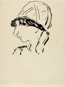 Tytön pää tekijältä Alfred H. Maurer