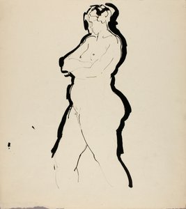 Seisominen alasti tekijältä Alfred H. Maurer