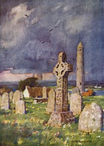 Clonmacnoise, Roscommonin kreivikunta tekijältä Alfred Heaton Cooper