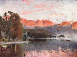 Lake District: Coniston (värilitro). tekijältä Alfred Heaton Cooper