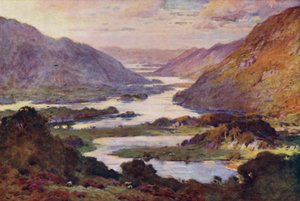 Killarneyn järvet Kenmare Roadilta tekijältä Alfred Heaton Cooper