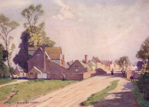 Long Melford, Suffolk tekijältä Alfred Heaton Cooper