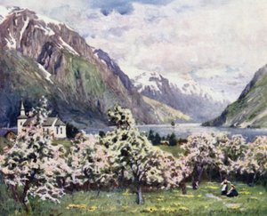 Oode, Hardanger Fjord tekijältä Alfred Heaton Cooper