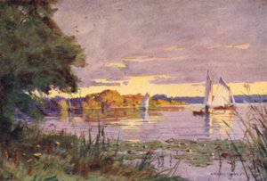 Oulton Broad, Suffolk tekijältä Alfred Heaton Cooper