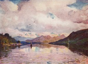 Heijastuksia, Kylemore Lough tekijältä Alfred Heaton Cooper