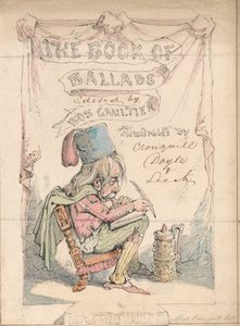 Alkuperäinen etukappale teokselle Book of Ballads (Bon Gaultier) tekijältä Alfred Henry Forrester