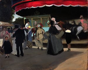 Karuselli, n. 1904 (öljy pahville)